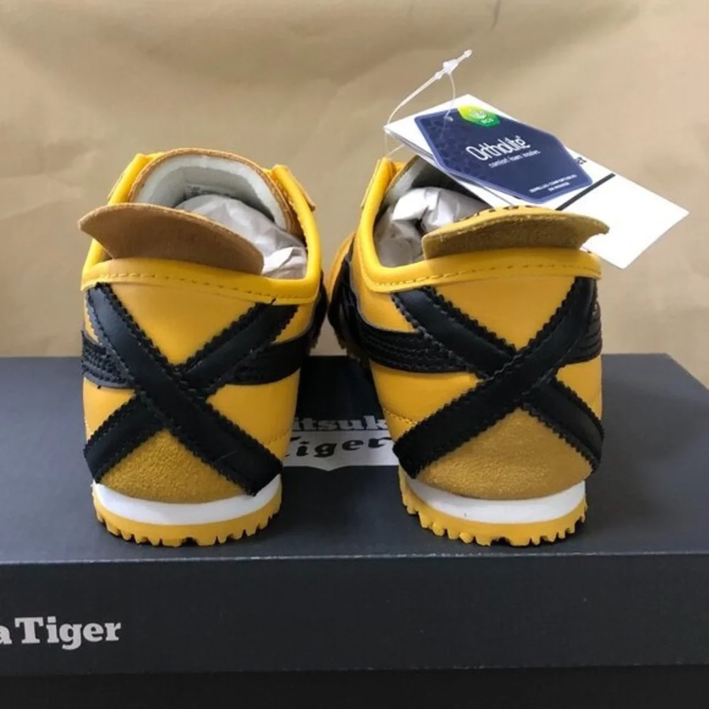 Onitsuka Tiger by Asics Yellow and Black Sneakers - Picture 3 of 9